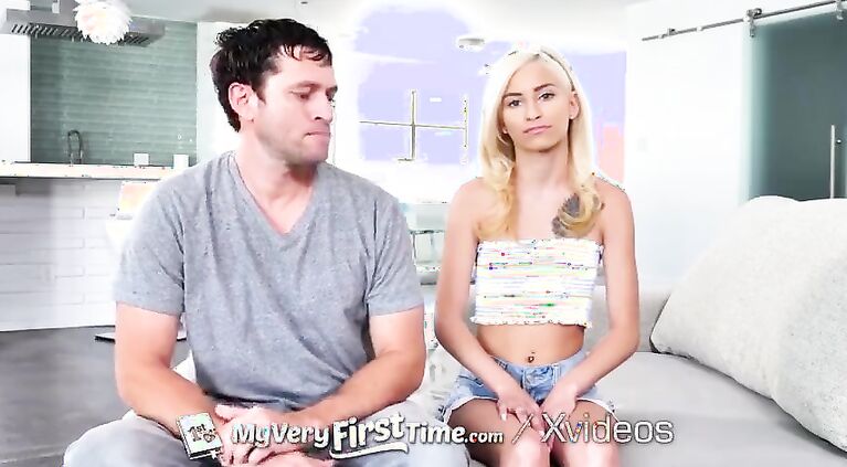 MYVERYFIRSTTIME First time fuck for petite blonde Kiara Cole