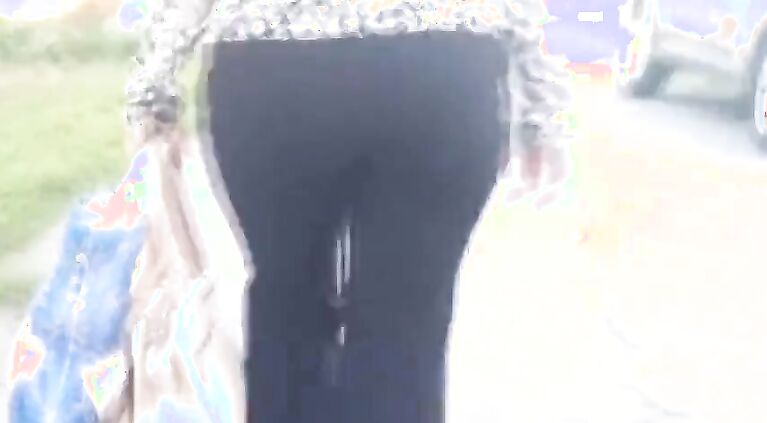Huge butt milfs in dark pants
