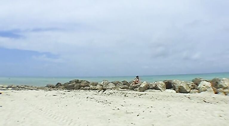 So JT and I were on the beach on our way to go pick up the model for our scheduled shoot when we came across the infamous Ice herself trying to catch a tan.